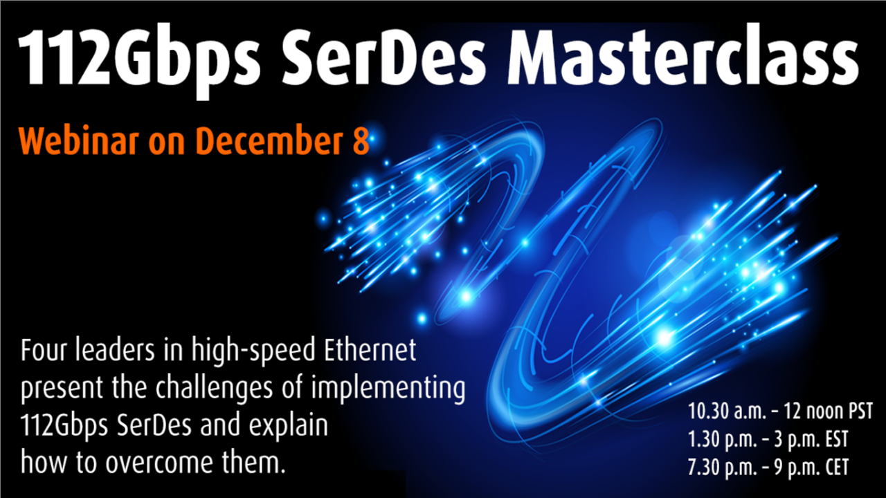 112G Serdes大師班 Webinar